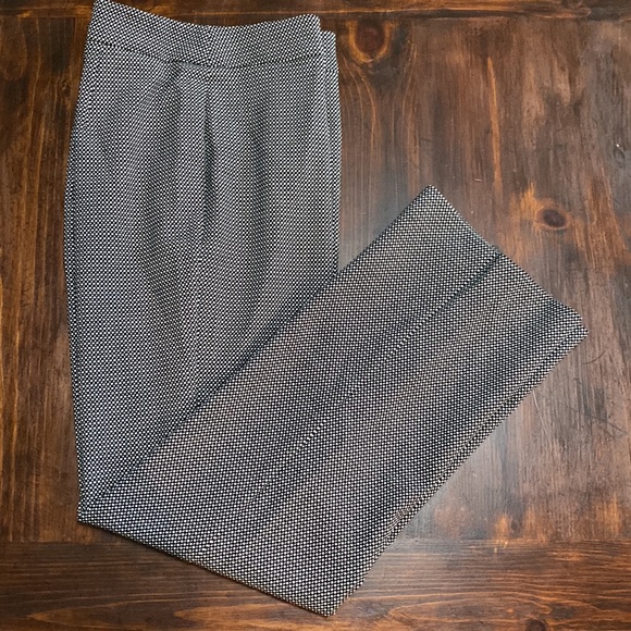 Talbots black and white tweed dress pants - Picture 7 of 7